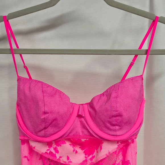 I.AM.GIA Leona Mini Dress Neon Pink - Picture 3 of 9